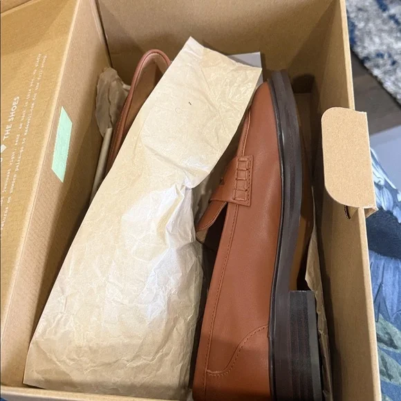 NEW - Madewell The Vernon Loafer in Leather - Brown (Dried Maple), 10 - Picture 6 of 11